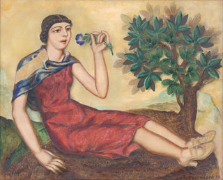 In de lente - Antonín Procházka — weergave van het kunstwerk