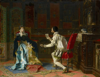 Antonio BarzaghiCattaneo - Tasso Reads His liberated Jerusalem To Princess Eleonora Deste.webp