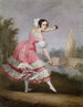 van een boléro danseres - Antonio Cabral Bejarano — weergave van het kunstwerk