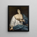 Cleopatra met een slang - Antonio Carneo — ingelijst kunstwerk aan de muur