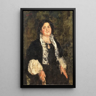 Antonio Mancini - Portrait of a lady.webp