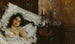 Repos - Antonio Mancini — weergave van het kunstwerk