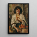 Vendeuse d'oranges - Antonio Mancini — weergave van het kunstwerk