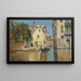 Venetië - Antonio María de Reyna Manescau — ingelijst kunstwerk aan de muur
