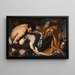 De dood van koning Josias - Antonio Zanchi — ingelijst kunstwerk aan de muur