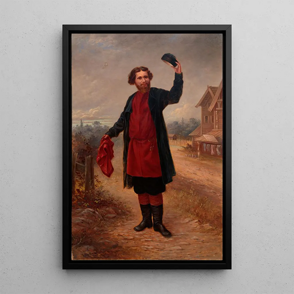 Reproductie van het schilderij Man Russisch - Antonio Zeno Shindler
