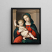 De Maagd met Kind - Antonio del Ceraiolo — ingelijst kunstwerk aan de muur