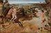 Hercules en Deianira - Antonio del Pollaiuolo — weergave van het kunstwerk