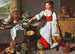 Binnenkeukenschilderij met een dienaar - School van Antwerpen — weergave van het kunstwerk