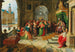 De koning Salomo en de koningin van Sheba - School van Antwerpen — weergave van het kunstwerk