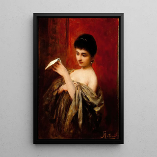 Apolinary Kotowicz - Lady with a Letter.webp