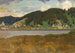 Landschap met meer - Apollinari Mikhailovich Vasnetsov — weergave van het kunstwerk