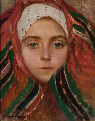 Apoloniusz Kdzierski - Head of a young woman from owicz.webp