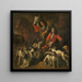 Na de jacht - Jan Baptist Boel — ingelijst kunstwerk aan de muur