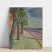 Reproductie van het schilderij van Bos bij de kanaalrand - Edvard Munch