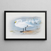 Swan of Bewick - Archibald Thorburn — framed artwork on a wall