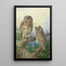 Reproduction of the painting Owl Chevêche and Little Owl - Archibald Thorburn