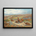 L'ancienne route de transhumance - Archibald Thorburn — framed artwork on a wall