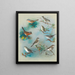 Warblers and Wrens - Archibald Thorburn — framed artwork on a wall