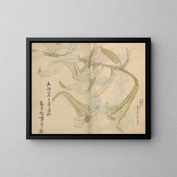 Carnet de croquis Pl012 - Ariyoshi Kondo — ingelijst kunstwerk aan de muur