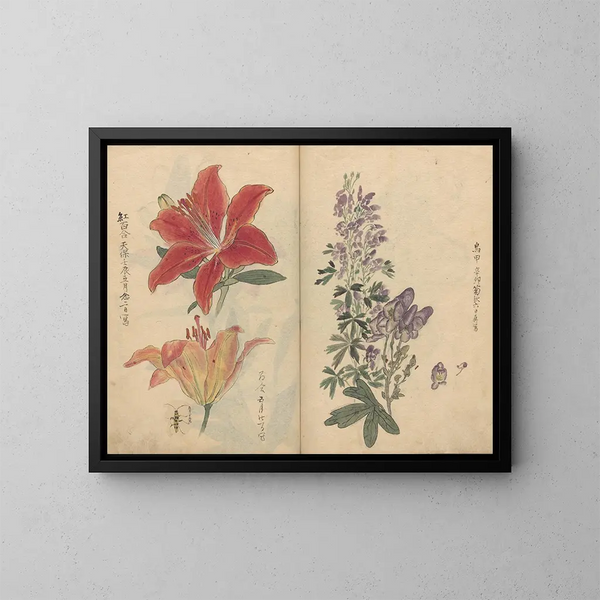 schetsboek Pl046 - Ariyoshi Kondo — ingelijst kunstwerk aan de muur