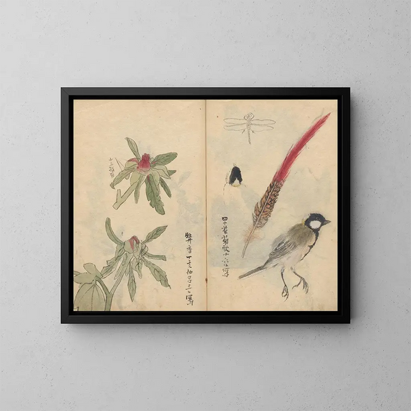 schetsboek Pl053 - Ariyoshi Kondo — ingelijst kunstwerk aan de muur