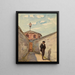 La prison Mazas 12e arrondissement in 1871 - Armand Gautier — ingelijst kunstwerk aan de muur