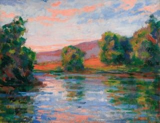 Waterkant - Armand Guillaumin — weergave van het kunstwerk