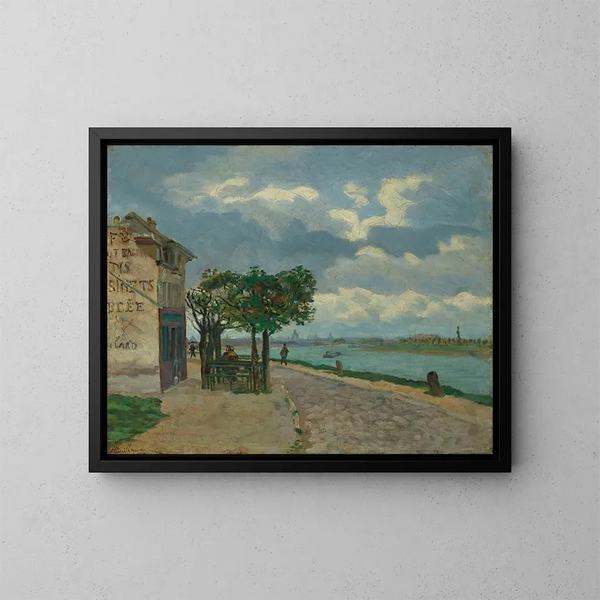 Bords de la Seine - Armand Guillaumin — ingelijst kunstwerk aan de muur