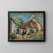 Hutten - Armand Guillaumin — ingelijst kunstwerk aan de muur