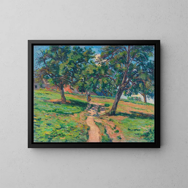 Chemin de Damiette - Armand Guillaumin — ingelijst kunstwerk aan de muur