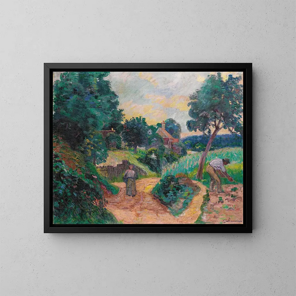 van Chemin des Carrières Miregaudon - Armand Guillaumin — ingelijst kunstwerk aan de muur