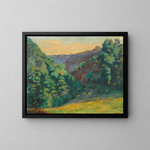 Crozant, de Sédelle-kloof, de Folie - Armand Guillaumin — ingelijst kunstwerk aan de muur