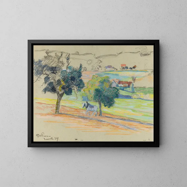 Damiette - Armand Guillaumin — ingelijst kunstwerk aan de muur