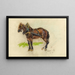 Studie van een paard - Armand Guillaumin — ingelijst kunstwerk aan de muur