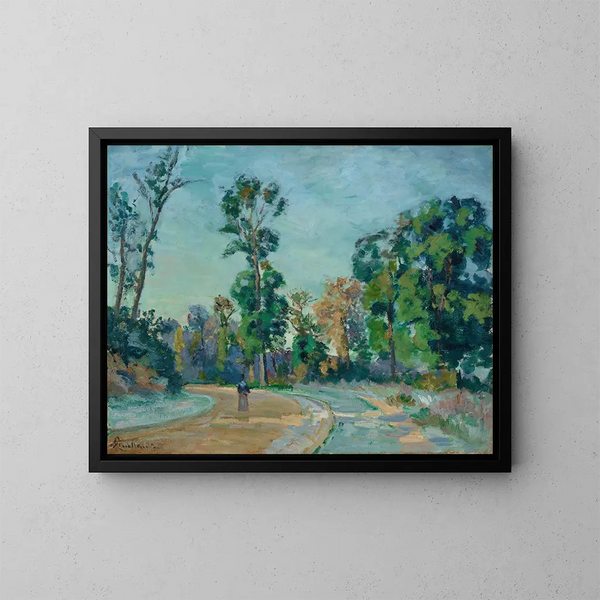 Gèle blanche in Île-de-France - Armand Guillaumin — ingelijst kunstwerk aan de muur