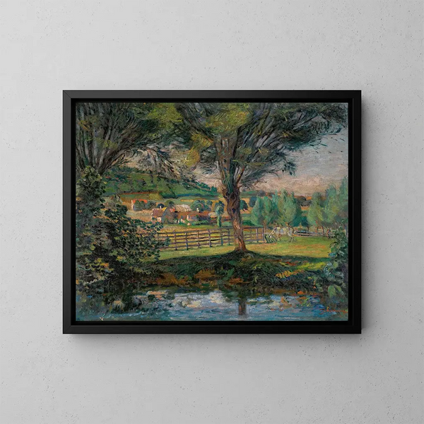 La Mare aux saules - Armand Guillaumin — ingelijst kunstwerk aan de muur