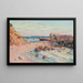 La Pierrière, Saint-Palais, opkomende vloed - Armand Guillaumin — ingelijst kunstwerk aan de muur
