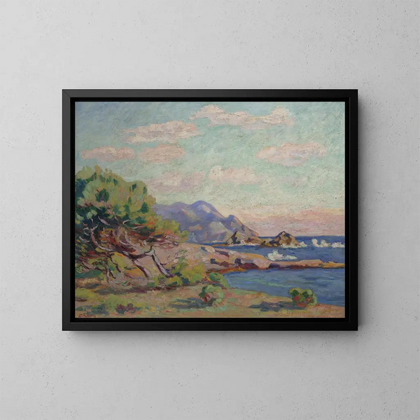La Pointe du Lou Gaou - Armand Guillaumin — ingelijst kunstwerk aan de muur