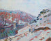 La vallée de la Sedelle sous la neige - Armand Guillaumin — weergave van het kunstwerk