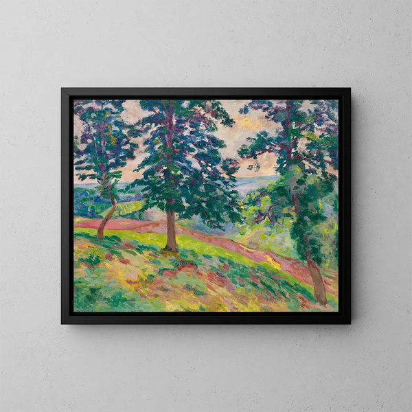 De vallei van de Creuse - Armand Guillaumin — ingelijst kunstwerk aan de muur