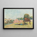 Landschapschilderij - Armand Guillaumin — ingelijst kunstwerk aan de muur