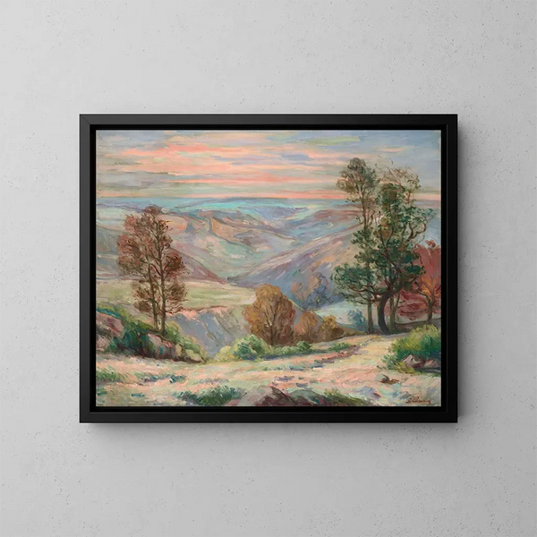 Le Puy Barriou à Creuse - Armand Guillaumin — ingelijst kunstwerk aan de muur