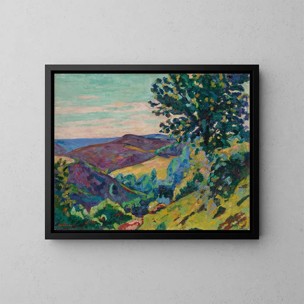 Le Puy Barriou à Crozant - Armand Guillaumin — ingelijst kunstwerk aan de muur