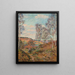 De weg naar de vallei - Armand Guillaumin — ingelijst kunstwerk aan de muur