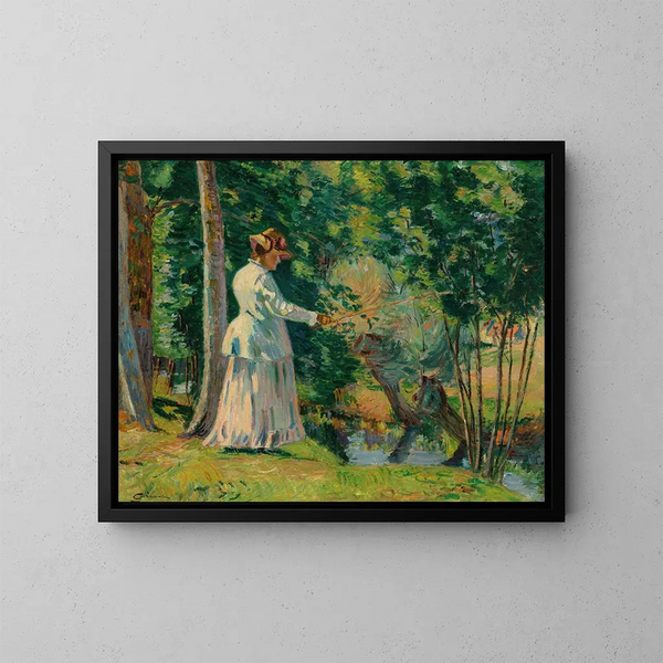 Madame Guillaumin - Armand Guillaumin — ingelijst kunstwerk aan de muur