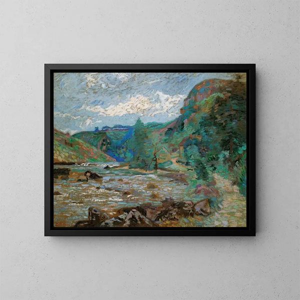 van Moulin Bouchardon à Crozant - Armand Guillaumin — ingelijst kunstwerk aan de muur