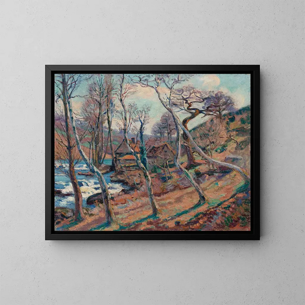 Moulin Bouchardon - Armand Guillaumin — ingelijst kunstwerk aan de muur