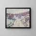 Sneeuw - Armand Guillaumin — ingelijst kunstwerk aan de muur