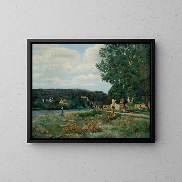 Landschap van Île-de-France - Armand Guillaumin — ingelijst kunstwerk aan de muur